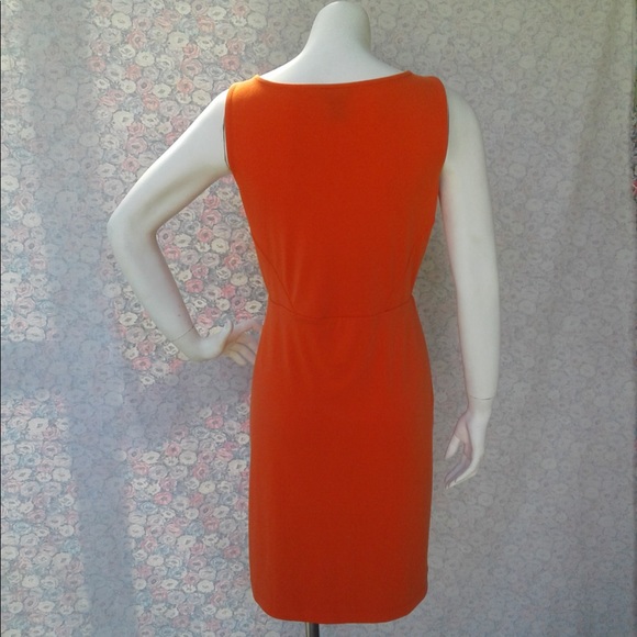 Ann Taylor business work dress gold belt sz S - Picture 3 of 4